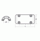 SidePower Sleipner Bow Thruster - Series Propeller anode - Zinc - SR80/100/130/170/210/240 - Dia.37 H.80 - original part number: 140629 - 01056 - Tecnoseal